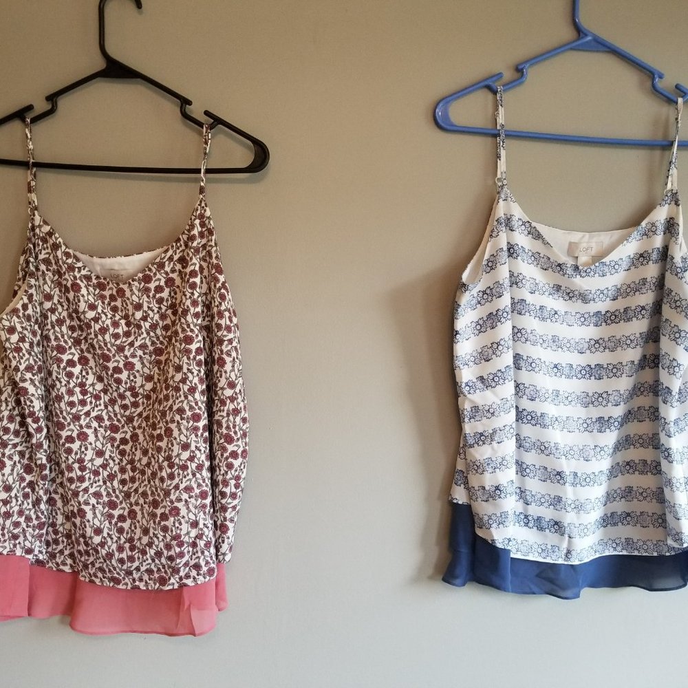2 LOFT Tank blouses